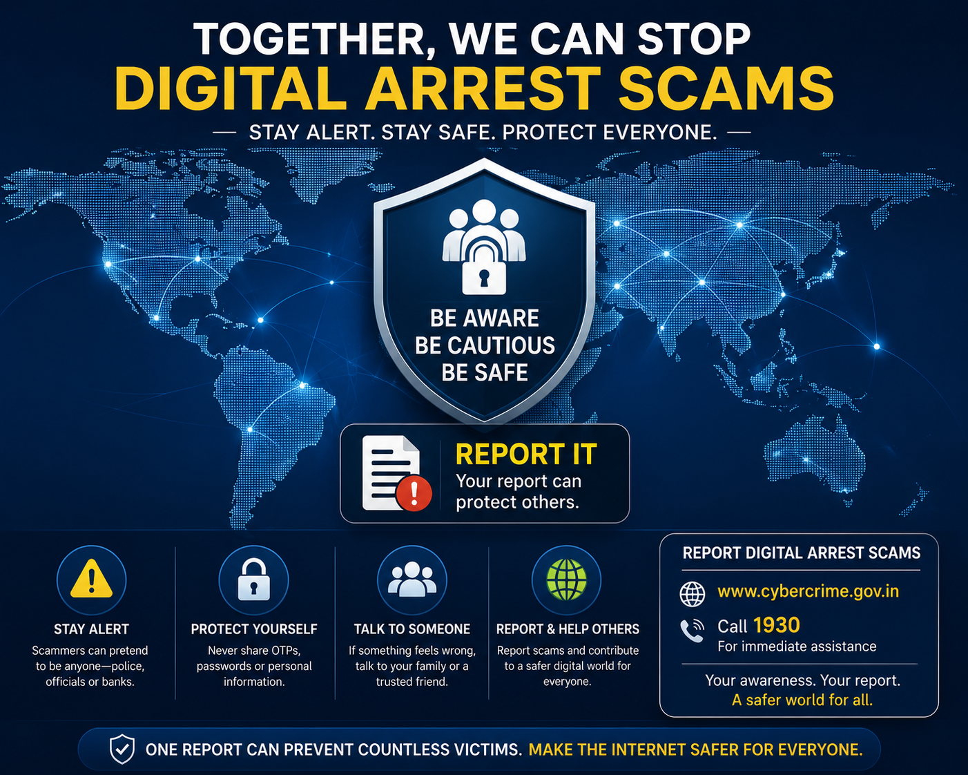 Global scam reporting and cybercrime help channels